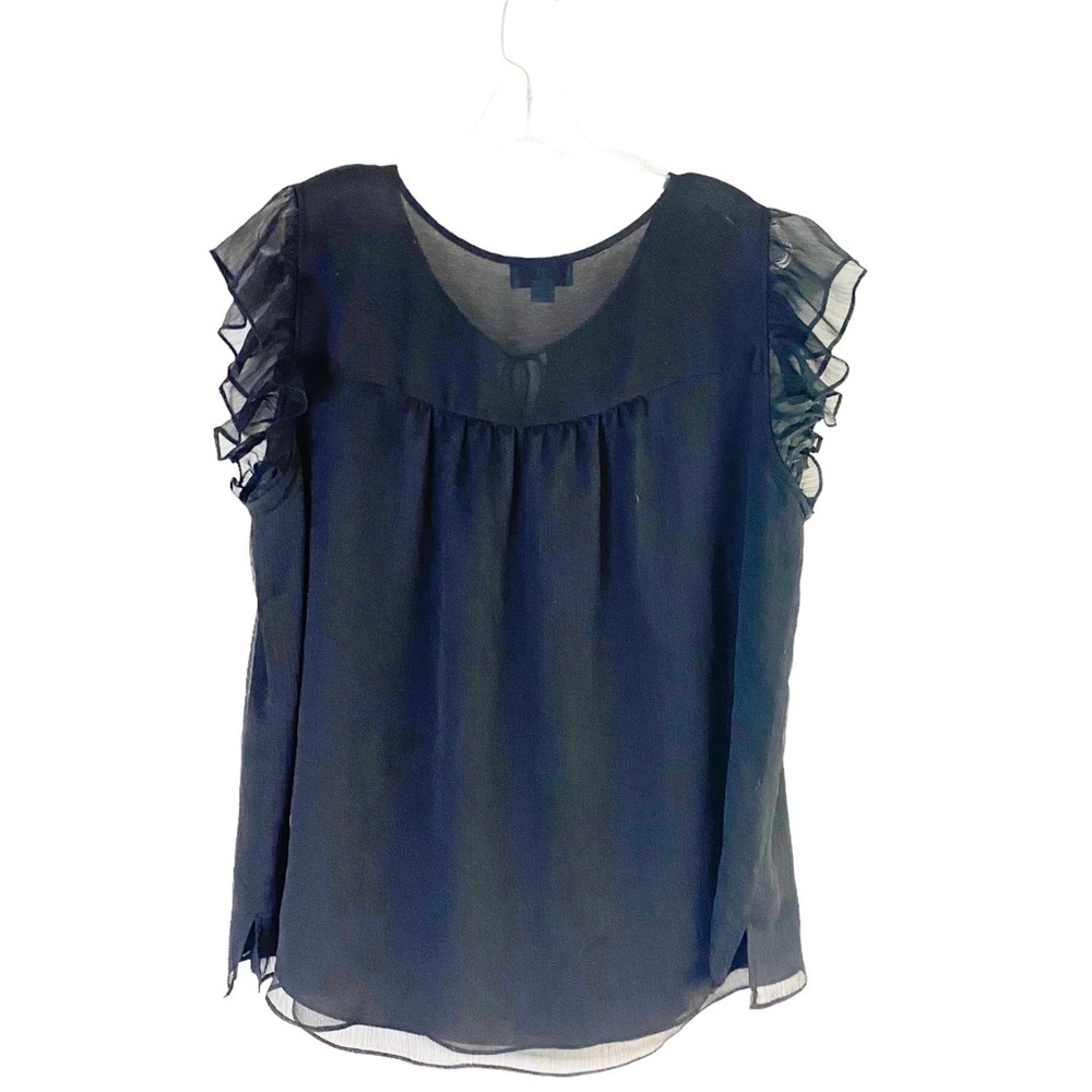 CeCe Flowy Black Top Women Size 1X - Picture 6 of 8